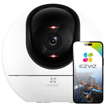 Obrotowa Kamera WiFi z Obiektywem Starlight EZVIZ H6 3K Detekcja Ai i Audio