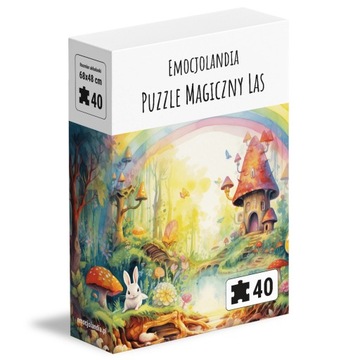 Puzzle Magiczny Las - 40 elementów, 68x48 cm