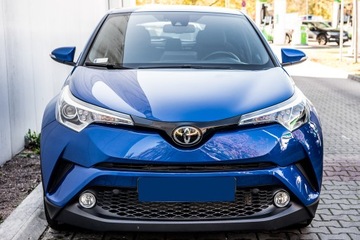 TOYOTA C-HR AX10 2016+ ГАЛОГЕННЫЕ НАКЛАДКИ ПЕРЕДНИЕ ХРОМ