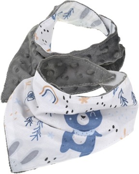 BABYMAM MIĘKKI ŚLINIAK APASZKA MINKY NA RZEPY 2w1