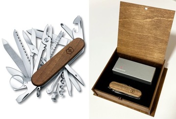 Victorinox SWISSCHAMP 1.6791.63 GRAWER DREWNO