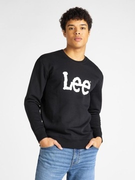 Męska bluza nierozpinana Lee BASIC CREW LOGO SWS L