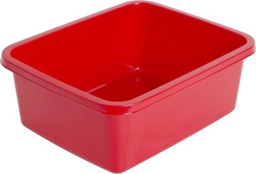 BENTOM - Miska plastikowa prostokątna - na pranie - kosz - 8 L