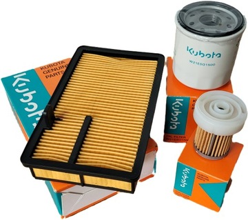 Zestaw filtrów filter Aixam Kubota z402 / z482 a721 a751 City Crossline ORG