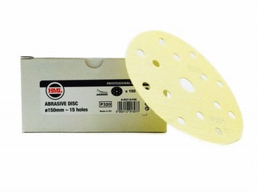 Krazek scierny,papier na rzep 150mm P320