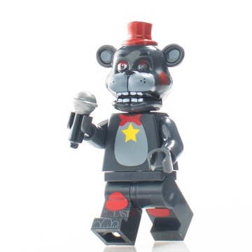 FIGURKI PIĘĆ NOCY W FREDDY FNAF KLOCKI LEFTTY