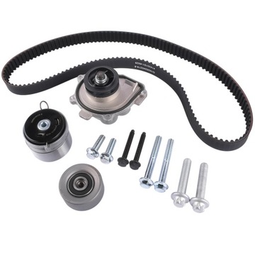 Pasek awaryjny + rolki + pompa wodna dla Opel Astra Vectra Zafira 1.6 1.8