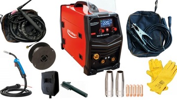 Spawarka MIGOMAT MIG MMA TIG 3 w 1 MICRO MIG 222 SYNERGIA DC LIFT + FLUX