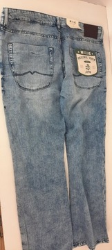 MUSTANG MICHIGAN REGULAR STRAIGHT PROSTE SPODNIE JEANS USZ _ W36 L30