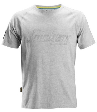koszulka robocza z wytłoczonym LOGO SNICKERS 2580 Grey r. XL