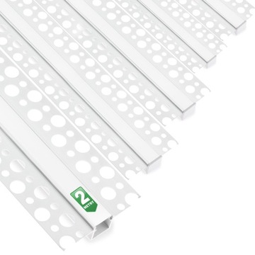 5x Profil LED Wpuszczany Wpust do KARTON GIPS 2m