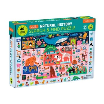 Puzzle obserwacyjne Muzeum Historia Natury 64 el.