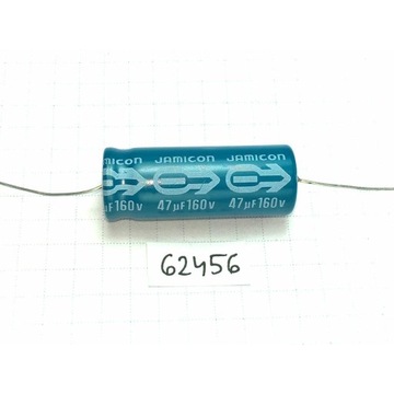 Kondensator Elektrolityczny 47uF 160V 13x35 105C Jamicon TM osiowy