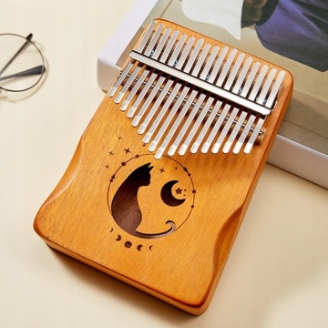 Kalimba 17/21 клавиша Профессиональное пианино с большим пальцем