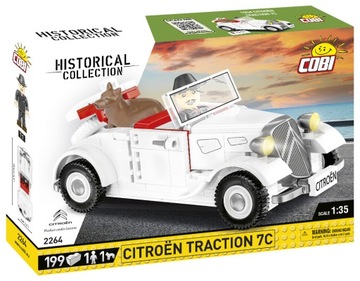 KLOCKI COBI 2264 KABRIOLET CITROEN TRACTION 7C