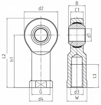 Кончик головы из нержавеющей стали Askubal M10
