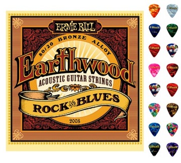 Struny do gitary akustycznej ERNIE BALL | EB 2008
