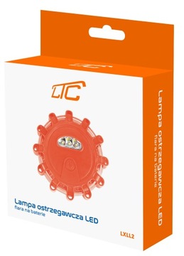 СИГНАЛЬНАЯ ЛАМПА СТРОБСКОП НА КРЫШЕ 15 СВЕТОДИОДНЫХ МАГНИТОВ + КРЮЧОК ДЛЯ АККУМУЛЯТОРА