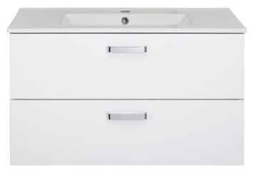 Astor Szafka Z Umywalką Toscania 80 cm Biały Połysk