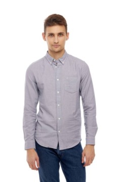 WRANGLER BUTTON DOWN LUNAR ROCK GREY W5F33ZXKH M