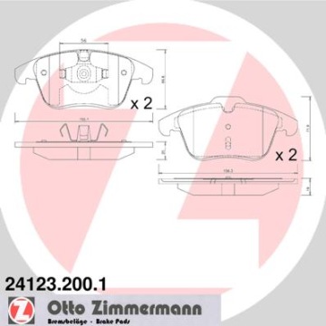 ZIMMERMANN SPORT Диски Колодки Передние FORD S-MAX I