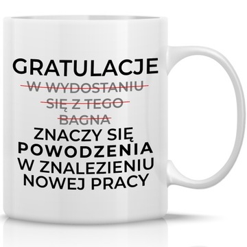 KUBEK Prezent dla KOLEŻANKI Z PRACY IMIĘ Wzory