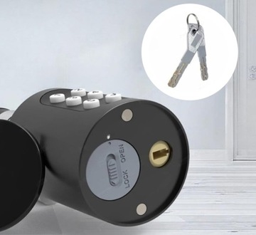 УМНАЯ ВСТАВКА ДЛЯ ЗАМКА 70 ММ РУЧКА ЦИЛИНДР PIN BLUETOOTH RFID TUYA