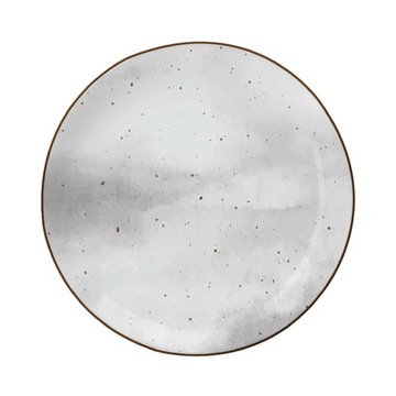 НАБОР ОБЕДЕННЫЙ СЕРВИС ФАРФОРОВЫЕ ТАРЕЛКИ 18 шт на 6 персон СЕРЫЙ АНТИКО