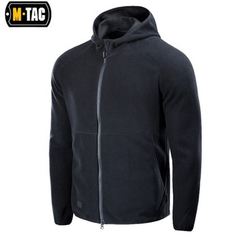 BLUZA MĘSKA ROZPINANA POLAR LITE MICROFLEECE HOODIE M-TAC DARK NAVY L