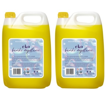 Płyn do Baniek Mydlanych 2 x 5L Duże Bańki Mydlane