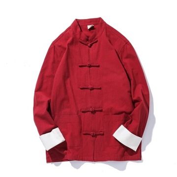 Hanfu Casual Bluckle Tang Suit-XXL