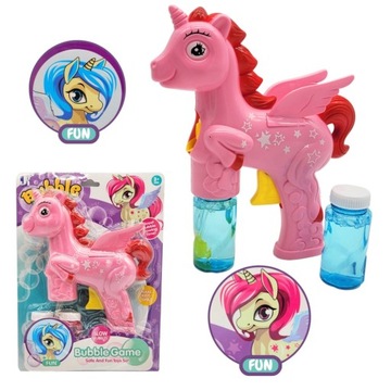 BAŃKI JEDNOROŻEC 2 PŁYNY PISTOLET MASZYNKA