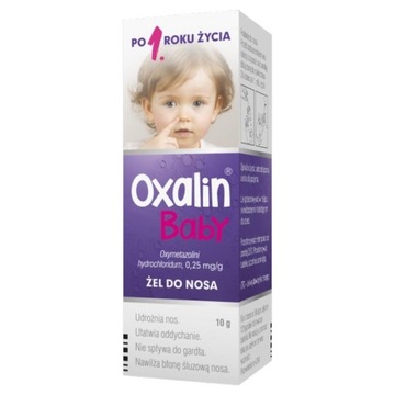 Oxalin Baby, 0,25 mg/g, żel do nosa, 10 g