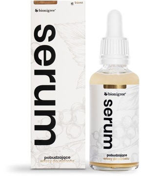 BIONIGREE Serum pobudzające włosy do wzrostu redukcja wypadania włosów 50ml