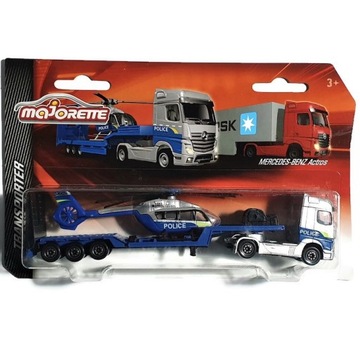 MAJORETTE 212053302 MERCEDES-BENZ ACTROS POLICJA