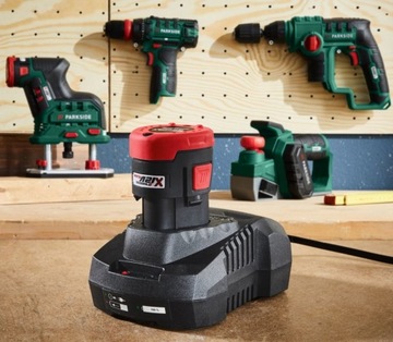 АККУМУЛЯТОР + ЗАРЯДНОЕ УСТРОЙСТВО PARKSIDE 2Ah 12V X12 КОМПЛЕКТ