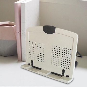 Stojak na książki ze spinaczami do papieru Podłogowy stojak na książki Metalowa podpórka