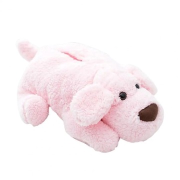 Большой размер, эластичная лента, чехол для коробки для салфеток, милая плюшевая бумага в форме плюшевой собаки