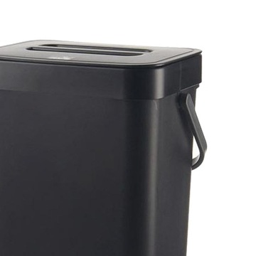 Wiszący kosz na śmieci Mały kuchenny pojemnik na odpady Szafka Mini Czarny 3L Średni