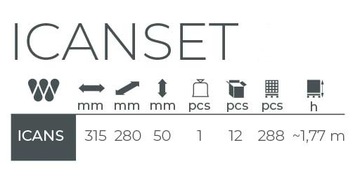 PROSPERPLAST Icanset 3 Комплект резервуара для дождевой воды