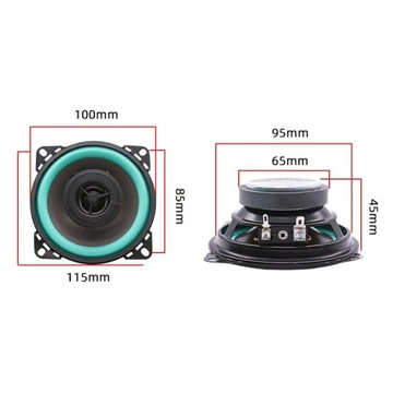 Systemy audio Głośniki samochodowe Pełny zakres 4 z