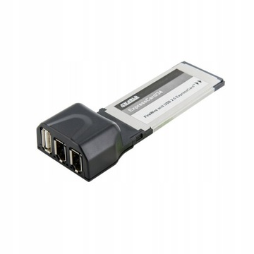 Karta rozszerzeń pcmcia Express 1x USB 2.0 2x FireWire