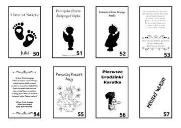 Album Drewniany Grawer z Pergaminem różne wzory DZIEŃ MATKI UPOMINEK