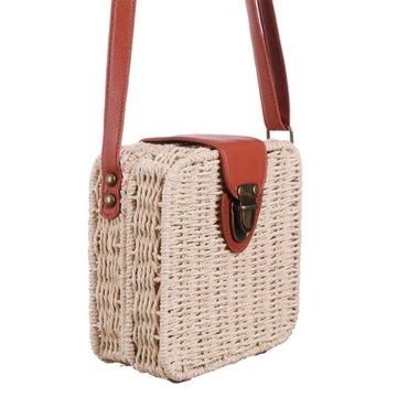 Соломенная корзина для сумки