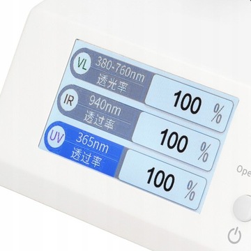 Tester przepuszczalności światła Wyświetlacz LCD