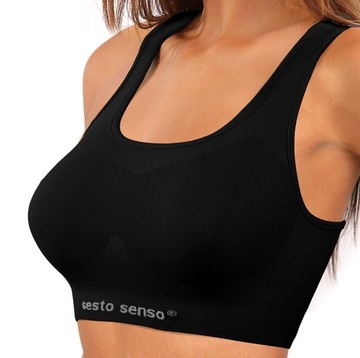 [Sesto Senso] Бесшовный СПОРТИВНЫЙ ТОП для бега Sesto Senso *S/M