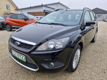 Ford Focus II Focus C-Max 1.8 i 16V 125KM 2008 Ford Focus Lift Sliczny czarny 1.8 benzyna 218 tys km bezwypadkowy z Niemi, zdjęcie 2