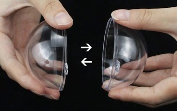 10 x АКРИЛОВЫЙ ШАР ПРОЗРАЧНЫЕ ШАРЫ ШАРЫ 10 см