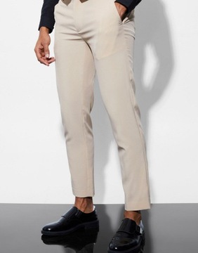 Boohoo ELEGANCKIE SPODNIE KANT skinny XXJ zcy 30