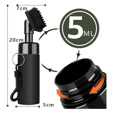 Щетка для клюшки для гольфа, щетка для клюшки для гольфа, черная